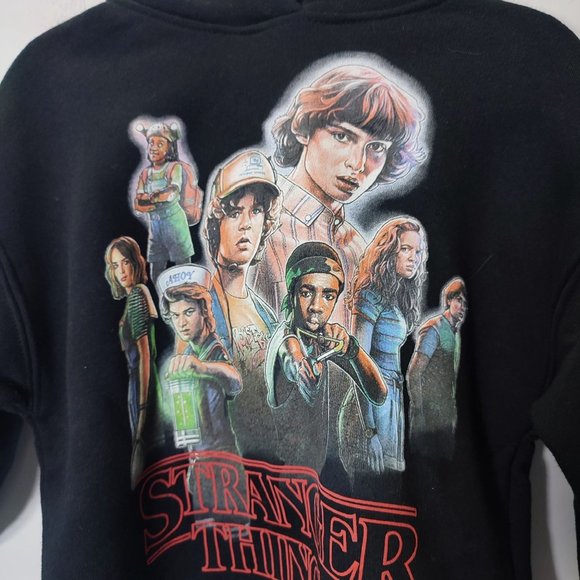 ZARA STRANGER THINGS TM ROCKED HOODIE © NETFLIX - Picture 5 of 7